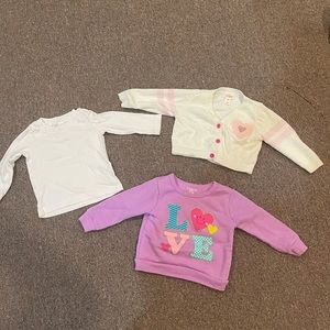 Baby girl top bundle lot